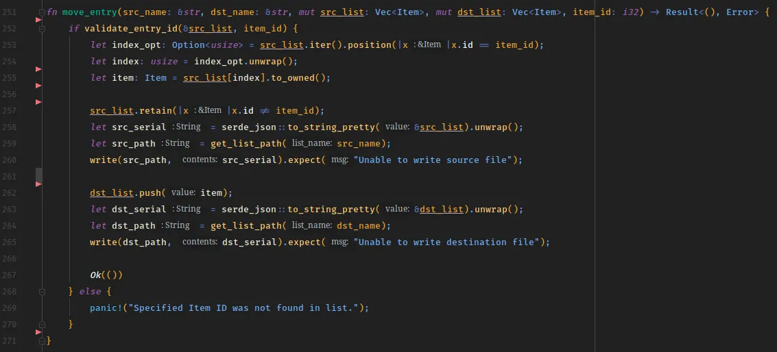 Todo Rust Project